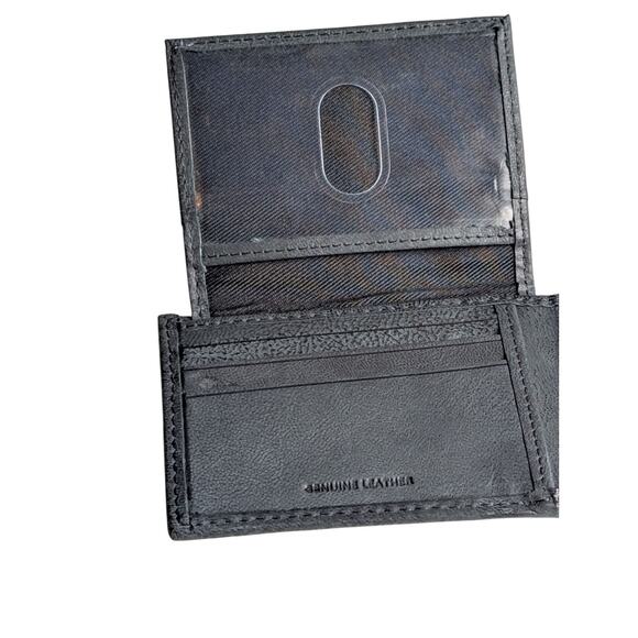 Dickies Genuine Leather Passcase Men's Wallet Black 31D1220004 New Free Shipping - Picture 4 of 7